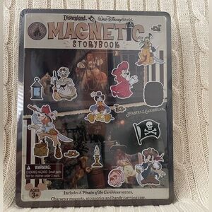 Authentic Disney Parks Pirates Adventure Magnetic Storybook Playset